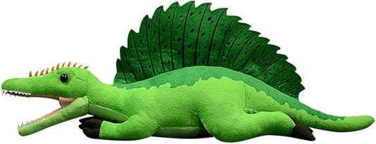 Tiny Heart Simulation Spinosaurus Plush Toy, 17 Inch Spinosaurus Dragon Stuffed Animals Realistic Doll Home Decor Collectibles Soft for Kids Boys