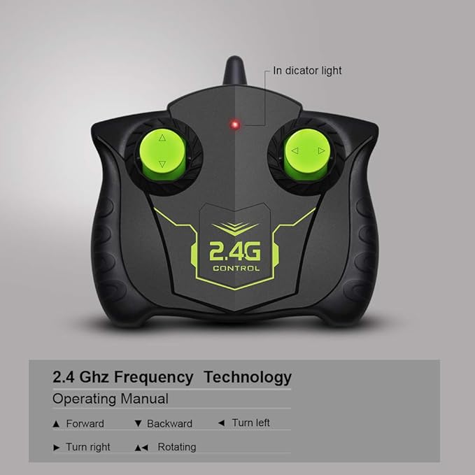 RC Motorcycle, High Speed Remote Control Motorcycle, 2.4GHz 360 Rotating Drift Stunt Car Motorbike Toy for Kids Ages 4 and Up (Green)