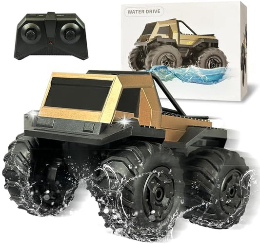 Rc Cybertruck Toy, All-Terrain Capability Remote Control Truck for Kids&Adults, Off-Road Car, Gift for Kids Ages 7 8 9 10+ Boys Gloden