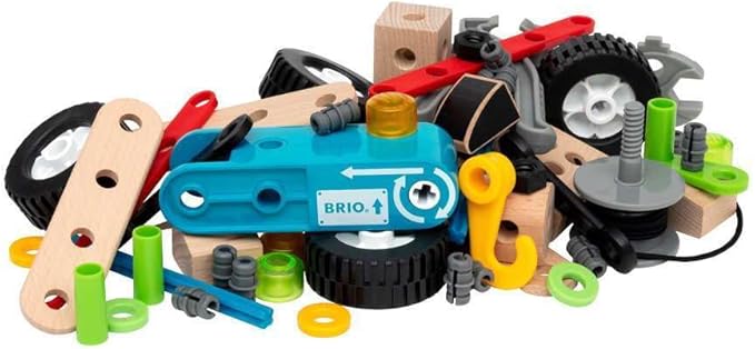 BRIO Builder Pullback Construction Set - Learning, Building and Educational Toys for 3 Year Olds and Up