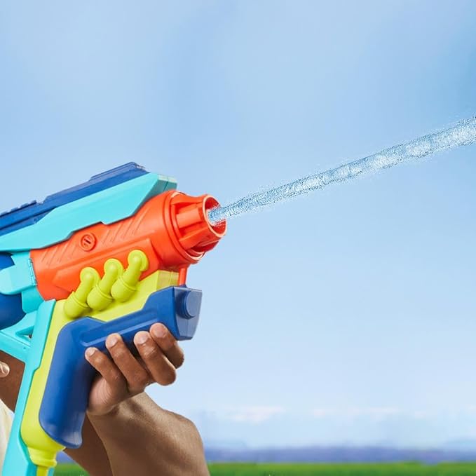 Nerf Super Soaker Power Drench XL Water Blaster, High Performance Pressurized Blasting, Easy Fill Station, Water Toys, Ages 8+