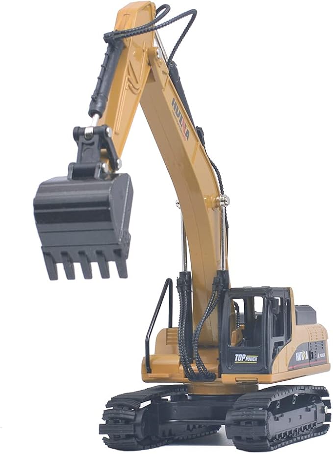 Ailejia 1/50 Scale Articulated Dump Truck Excavator Toy Alloy Models Construction Vehicle s Model Engineering Car Toy boy Gift (Engineering car Suit)