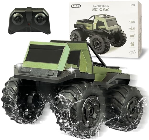 Rc Cybertruck Toy, All-Terrain Capability Remote Control Truck for Kids&Adults, Off-Road Car, Gift for Kids Ages 7 8 9 10+ Boys Green