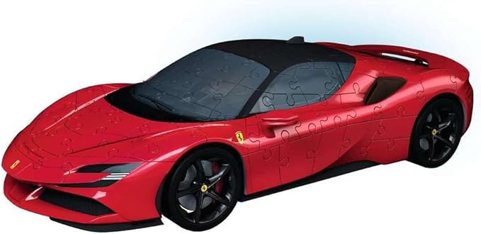 Ravensburger Ferrari SF90 Stradale 108 Piece 3D Jigsaw Puzzle for Adults and Kids - 11576 - Great Gift for Any Birthday, Holiday, or Special Occasion