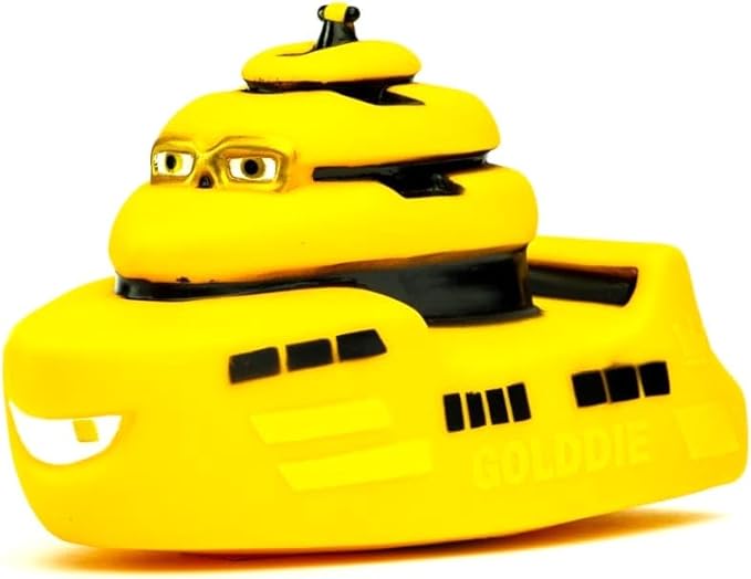 ITTY Bitty Boats - Educational Bath Toy for Toddlers 1-5, Bath Toy for Kids Ages 1-5, Pool Toy for Toddlers 1-5, Learning Toy for Toddler Girls and Boys (Yacht (Gold))