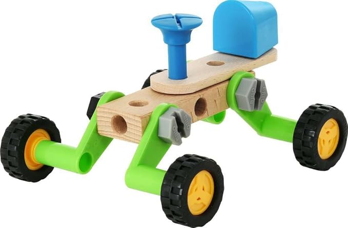 BRIO Builder 34587 Construction Set - 136-Piece STEM Toy with Wood and Plastic for Kids | Enhances Creative Skills | Safety Tested | Age 3 and Up
