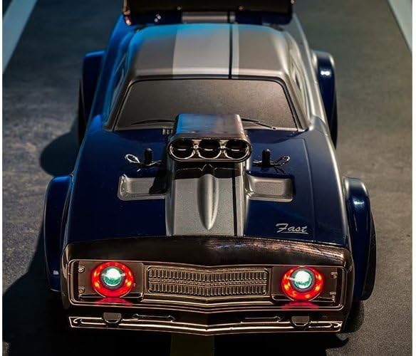 RC Drift Car 1/16 Scale 38KM/H Fast 4WD RC Car 2.4Ghz with 6 Modes of Light 2Pcs Rechargeable Batteries Racing for Boys and Adults Gift