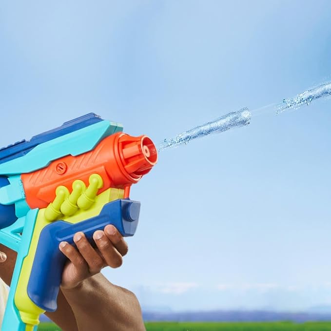 Nerf Super Soaker Power Drench XL Water Blaster, High Performance Pressurized Blasting, Easy Fill Station, Water Toys, Ages 8+