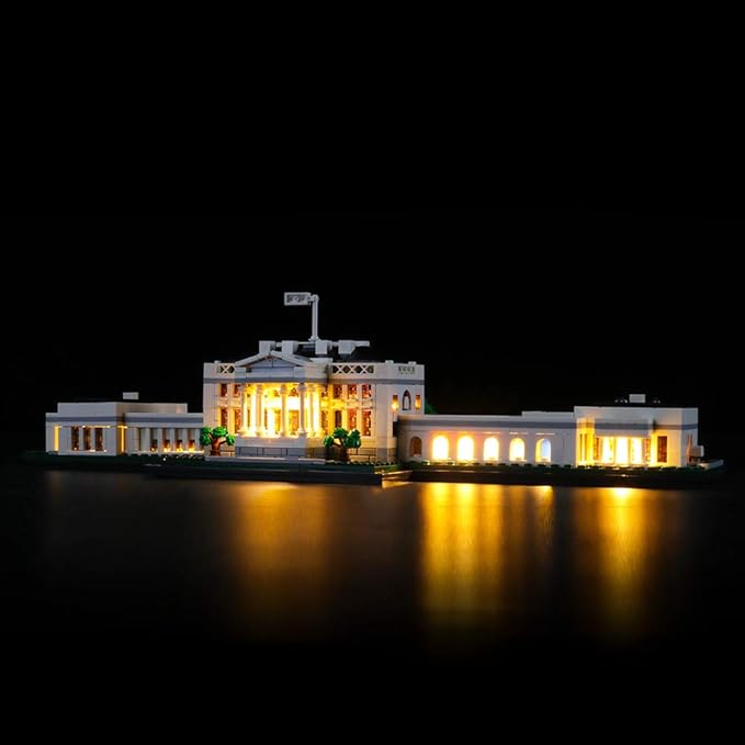 LIGHTAILING Light Set for (Architecture White House Building Blocks Model - Led Light kit Compatible with Lego 21054(NOT Included The Model)