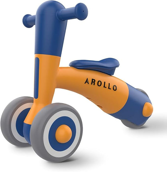 3-Wheel Baby Balance Bike for Toddlers 1-2 Years Old (8-24 Months), Adjustable Seat & Anti-Tip Design, Learning Walker Toy, First Birthday Gift for Boys & Girls