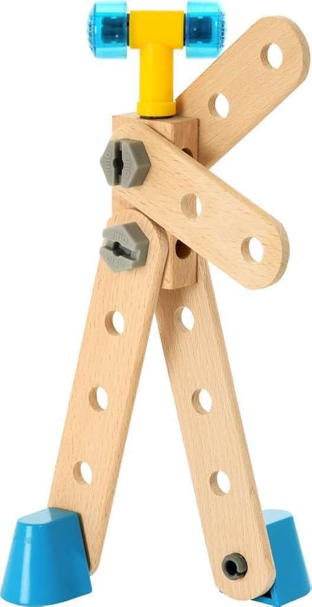 BRIO Builder 34586 - Comprehensive 49 Piece STEM Building Set | Enhanced with Wood and Plastic Pieces | Ideal Learning Toy for Kids Aged 3 and Up | FSC Certified