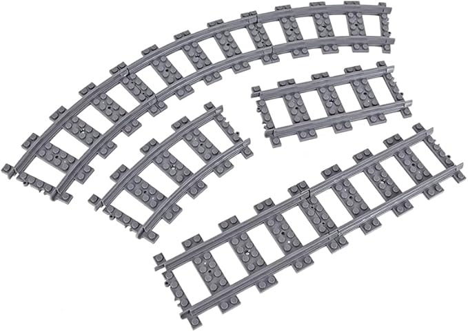 Building Blocks Train Track System - Urban Railway Accessories for Major Brands