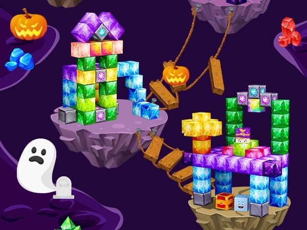 Magnetic Blocks, Jewel Adventures Edition, Magnetic Building Cubes, Boys & Girls Toddler Toys Age 3-5 4-8,Sensory Toy Gift for Kids, Upgraded STEM Gift 1.2 Inches