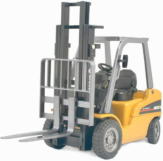 Ailejia Forklift Trucks Toy Alloy Fork Truck Models Warehouse Construction Truck Vehicle Model Engineering Car Toy Boy Gift (Forklift)