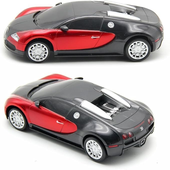 Vinie Remote Control Car for Boys, RC Cars Bugatti Veyron, 1:24 Scale Officially Licensed Kids Toys, Drift Car with Cool Led Lights, 4 5 6 7 8 9 10 11 12 Year Old Boy Birthday Gift (Red)