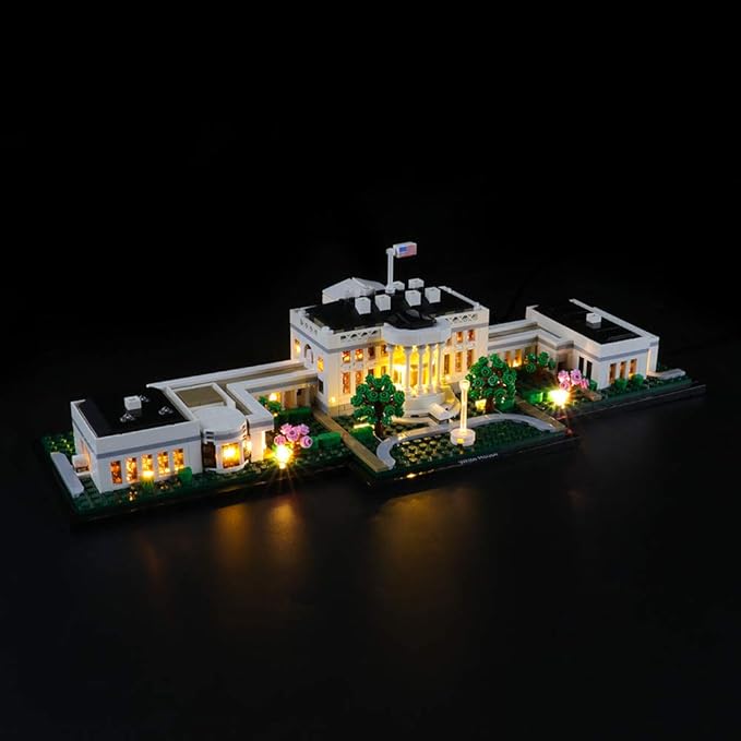 LIGHTAILING Light Set for (Architecture White House Building Blocks Model - Led Light kit Compatible with Lego 21054(NOT Included The Model)