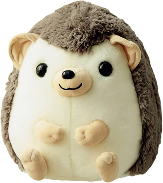 Hedgehog Stuffed Animal Plush Toy - 17.7'' Soft Gray Hedgehog Plush, Cute Stuffed Animal for Girls, Adorable Chubby Plush Doll Gift for Kids and Adults