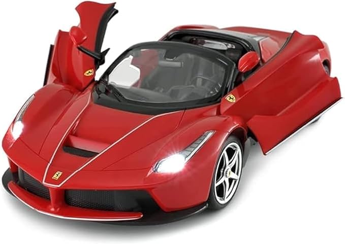 100 CLASSIC Officially Licensed RC Ferrari LaFerrari Remote Control RC Car Series 1:14 Scale Full Function Electric Sport Racing Hobby Toy Car (75800Red, 1:14)