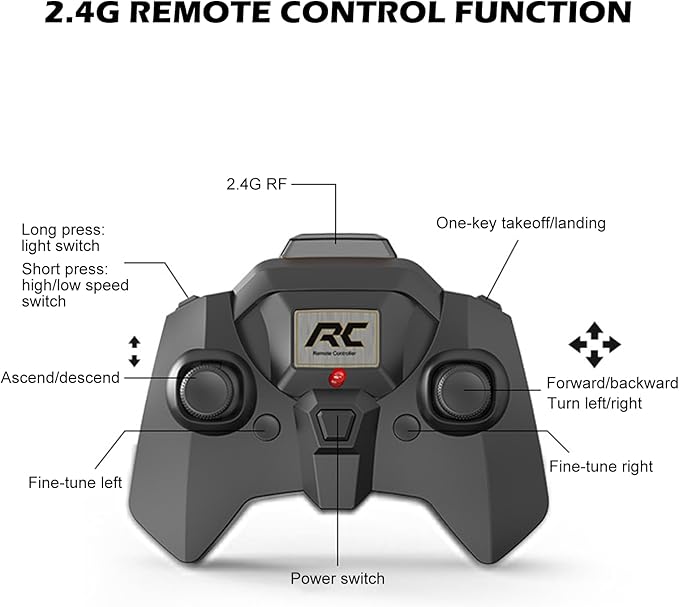Remote Control Helicopter, 3.5 Channel Military RC Helicopter with LED Light, Altitude Hold, One Key Take Off/Landing, 2.4GHz RC Army Helicopter with 2 Battery for Kids, Boys Girls (Silver)