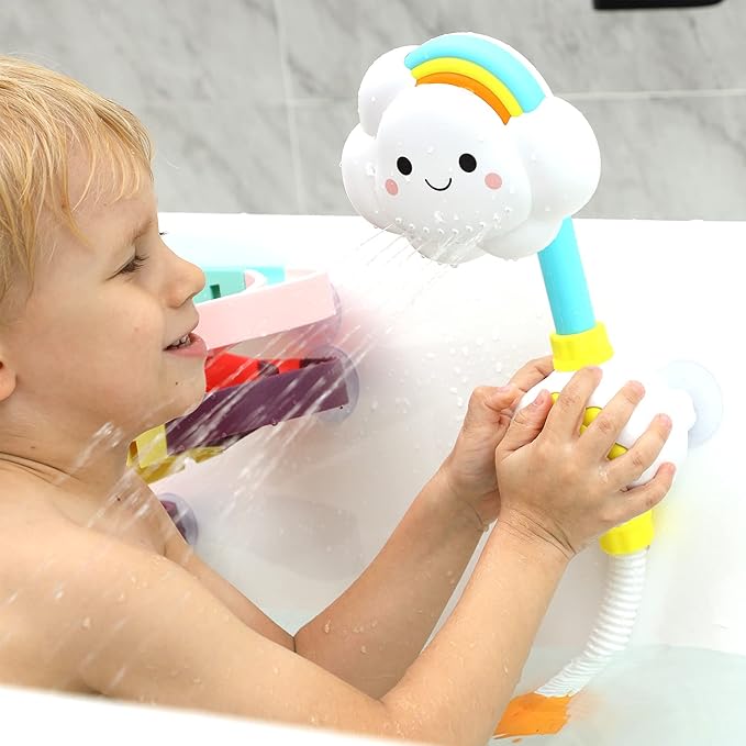 33 PCS Bath Toy Bathtub Toy with Shower and Rubber Duck for Toddlers and Babies