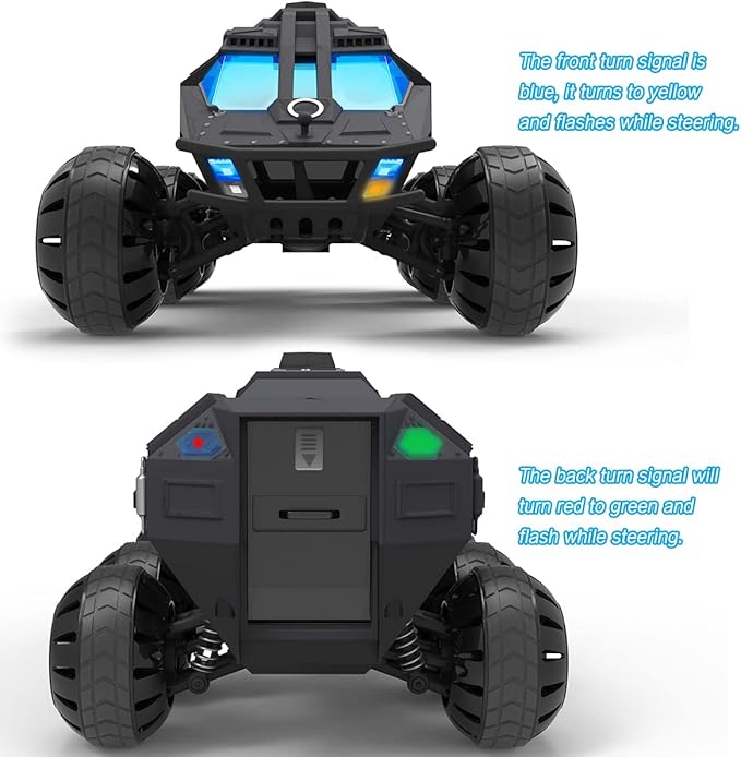 Mostop Remote Control Car, 1200pcs Water Shots RC Crawler 6WD Hobby RC Cars for Kids Boys, 1/12 Scale Off-Road Rock Crawler RC Car Space Vehicle Toy Gift with Speed & Steering Control Car