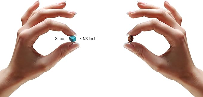 PIXIO Sweet - Tiny Magnetic Blocks Building Toy in The Pixel Art Style with Free App - 5/16" Plastic Cubes with 6 Magnets Inside - Open Ended Toy - Creativity Toy for Ages 6+ - 60pcs