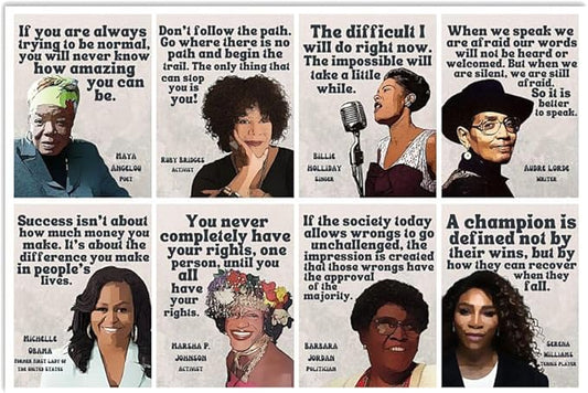 Iconic Black Women Black Women in History 500 Piece Jigsaw Puzzle for Adults Families Kids Toys Gift Feminist Poster Feminist Wall Art Feminist Feminist Art Feminist Gifts