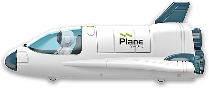 COOLDUCK Space Shuttle Toy with Lights & Sound & Astronaut Figure, Space Adventure Toy Rocket for Boys 3+