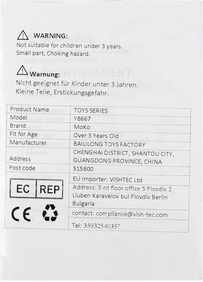 MoKo Water Sprinkler for Kids, Piranha Toddler Outdoor Toys with 4 Wiggle Tubes and Hose Clamp, Outdoor Play Toys Spray Up to 8ft, Summer Water Toys Sprinklers for Yard Lawn Garden Pool, Blue