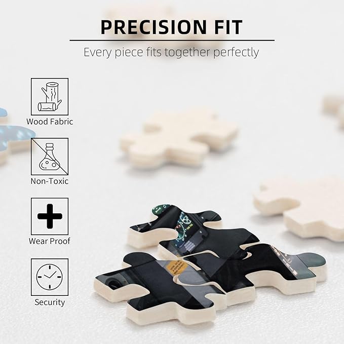 1000 Pieces Airplane Cockpit View Jigsaw Puzzle,Fun Educational Toy for Kids Ages 12,Teens & Families.Educational Games Home Decoration Puzzle,Size 29.5'' X 19.7'', Airplane Puzzle