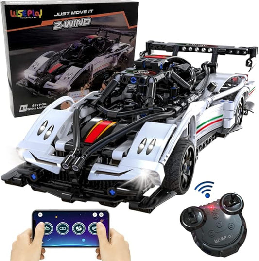 WisePlay Model Cars to Build for Adults and Kids 8-12 Year - STEM Projects for Kids Ages 12-16 Year - Build Your Own Remote Control Car - STEM Kits and Great Gift for Easter