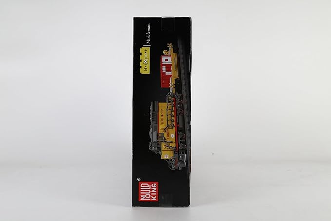 Mould King 12027 Train Building Block Kit, EMD SD40-2 Diesel Locomotive Rail Train with Motor, Remote Controlled Train Set for Kids/Adult Collections Enthusiasts(1170 Pieces)