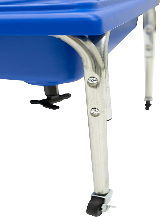 Children's Factory, 1138-18, Neptune Sensory Table & Lid, 18”H, Blue, Kids Classroom, Preschool, Playroom or Kindergarten Autism Learning Activities