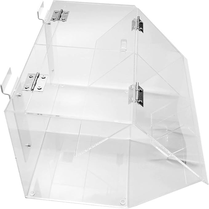 FixtureDisplays® Plaxiglass Candy Bin Acrylic Candy Dispenser Clear Transparent Treats Display 100868