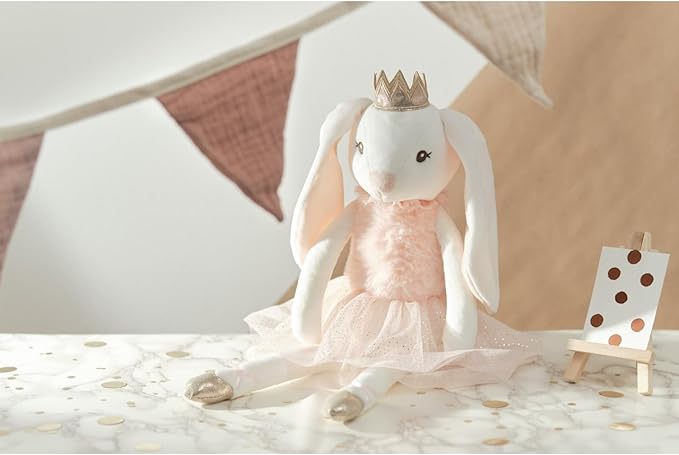 Bearington Brise The Ballerina Bunny Stuffed Animal, 16 Inch Plush Bunny - Dance Recital Gifts for Girls