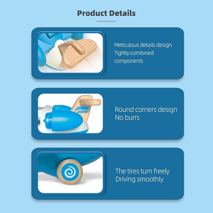 Kids Airplane Toy with Sound and Light, Mini Airliner for 18 Months to 5 Years Old Boys Gift