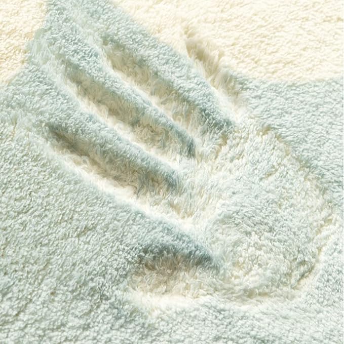 Poowe Round Kids Playroom Rug-Soft Alphabet Nursery Rug for Bedroom-Playtime Collection, Learning & Game Carpet for Classroom, Best Shower Gift for Infant Toddlers (Round 39.4", ABC Words-Bear)