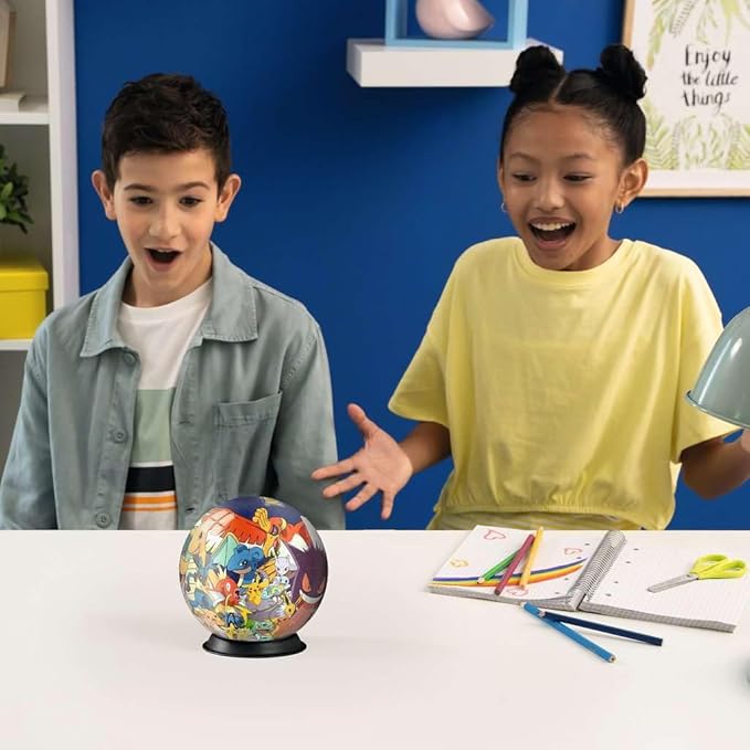 Ravensburger Pokemon 3D Jigsaw Puzzle Ball for Kids Age 6 Years Up - 72 Pieces - No Glue Required - Gifts for Boys and Girls