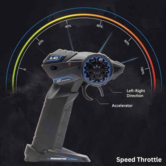 Liberty Imports 2.4G RC Remote Control Stunt Motorcycle with Riding Figure, 1:10 Scale High Speed Cross Country 360 Degree Rotation Drift Shockproof Racing Motorbike (Green)