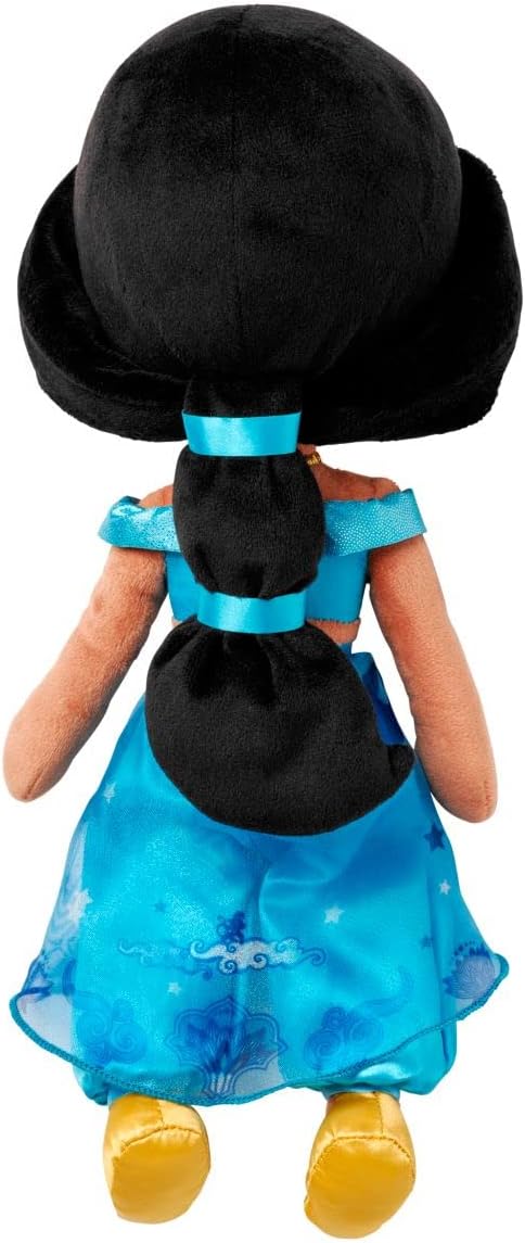 Disney Store Official Princess Plush Doll, Jasmine from Aladdin, Medium 14 Inches, Soft Plushy with Embroidered Features, Princess Toys for Girls, Disney Dolls, Stuffed Animals for Girls