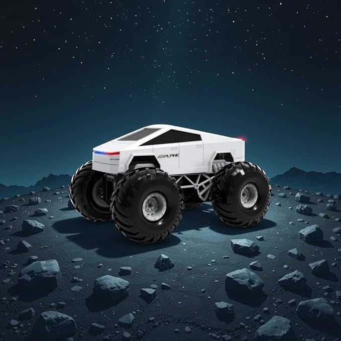 Remote Control Waterproof Cybertruck Toy Car, 4WD Off-Road Pick-up Truck RC Cars for All Terrain, 1:16 Scale Hobby Monster Truck Toys Kids Gifts for Boys/Girls Age 6 7 8 9 10-12+