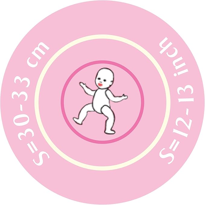 Gotz One Piece Teddy Costume Pajama Sleeper with Padded Feet, Paws and Hood with Ears for 12-13" Baby Dolls