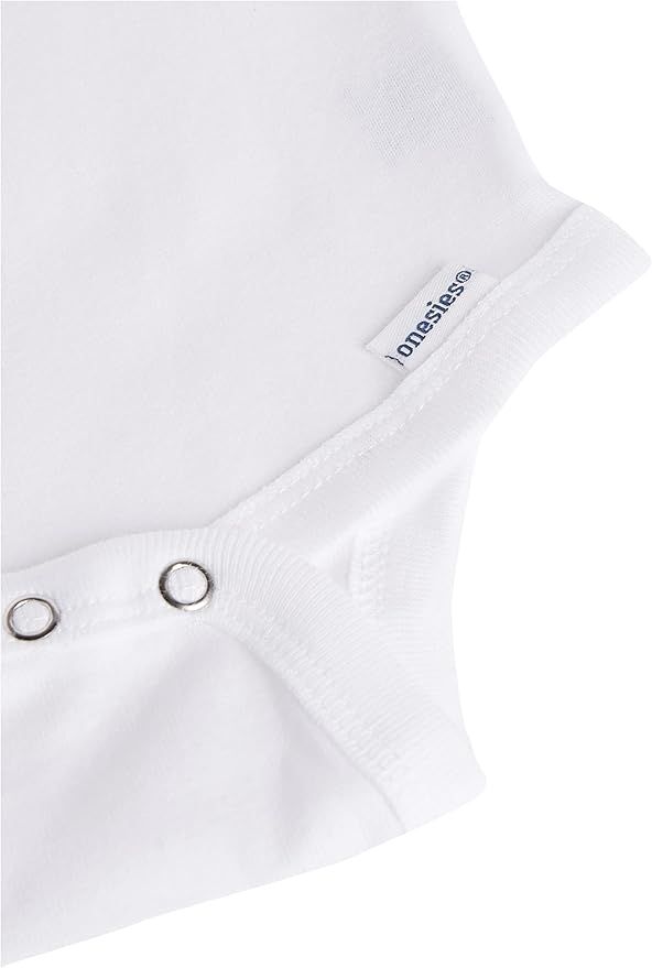 Gerber Baby Girls' 5-Pack Short Sleeve Variety Onesies Bodysuits