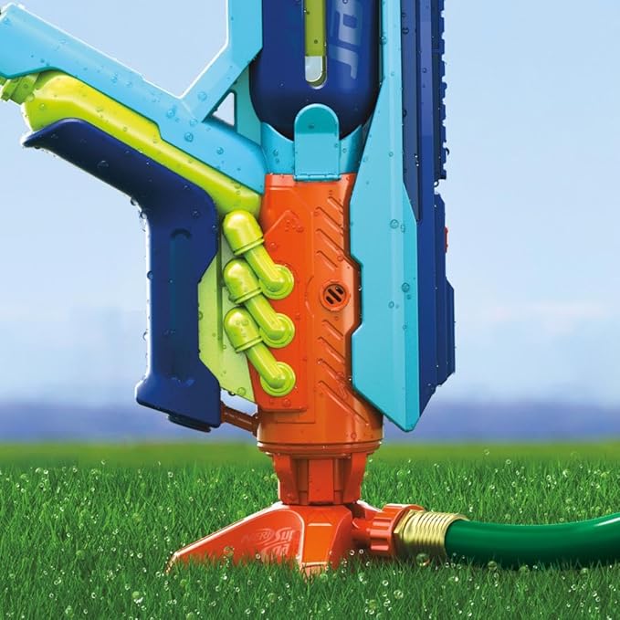 Nerf Super Soaker Power Drench XL Water Blaster, High Performance Pressurized Blasting, Easy Fill Station, Water Toys, Ages 8+