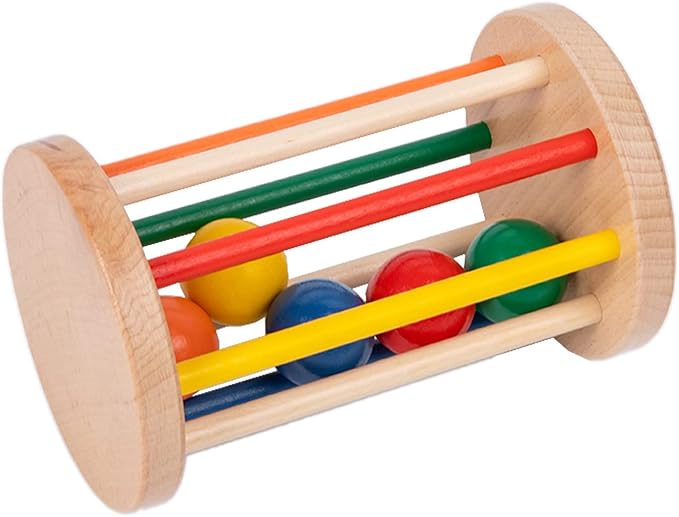 Adena Montessori Play Kit for 7-8 Months Baby,9 in 1 Learning Educational Toys for Toddler,Include Object Permanence Box,Different Balls,Shape Puzzles and More,Christmas Birthday Gift for Boys Girl