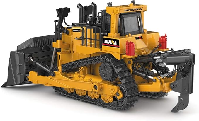 fisca 1/50 Diecast Bulldozer Model Metal Construction Vehicle Toy