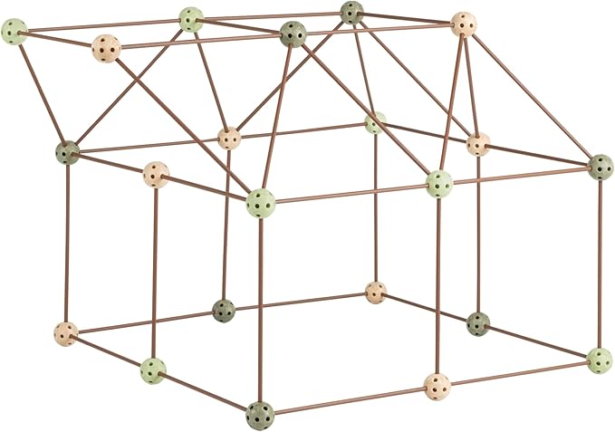 Camo Color - Building Kit for Kids 6+ - Indoor Creative Fort Building STEM Toys - Durable and Portable Kit - 69 Pcs