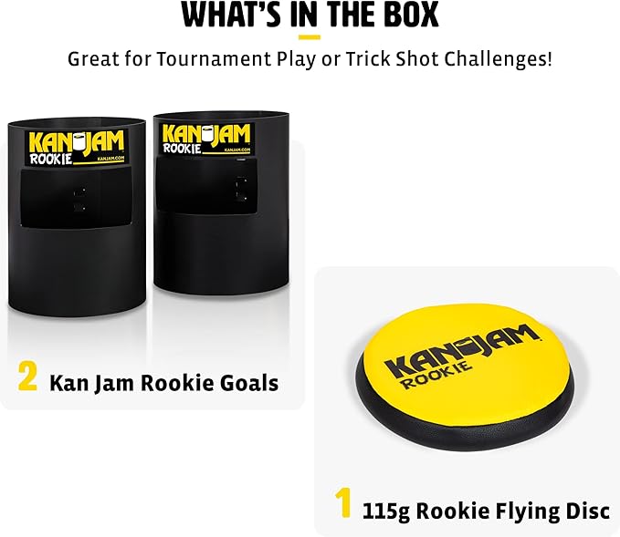 Kan Jam Disc Toss Game - American Made Outdoor Game for The Backyard, Beach, Park, Tailgates - Original, Illuminate, Pro, Travel Edition, and Carry Bag Only