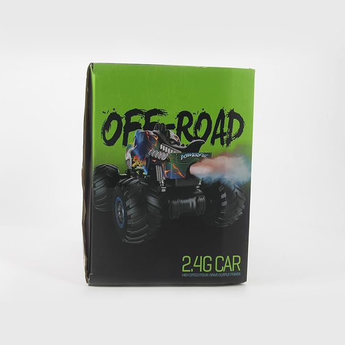 Remote Control Dinosaur Car, 2.4GHz All Terrain Remote Control Monster Truck, RC Dinosaur Monster Car, Spray Music Monster Truck RC Cars for Boys 4-7 8-12 and Girls