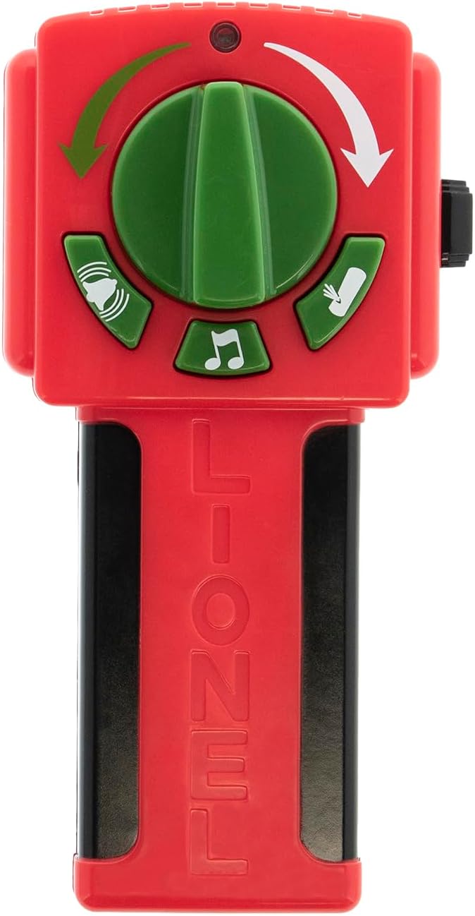 Lionel Battery-Operated Christmas Vacation Toy Train Set with Locomotive, Train Cars, Track & Remote with Authentic Train Sounds, & Lights for Kids 4+